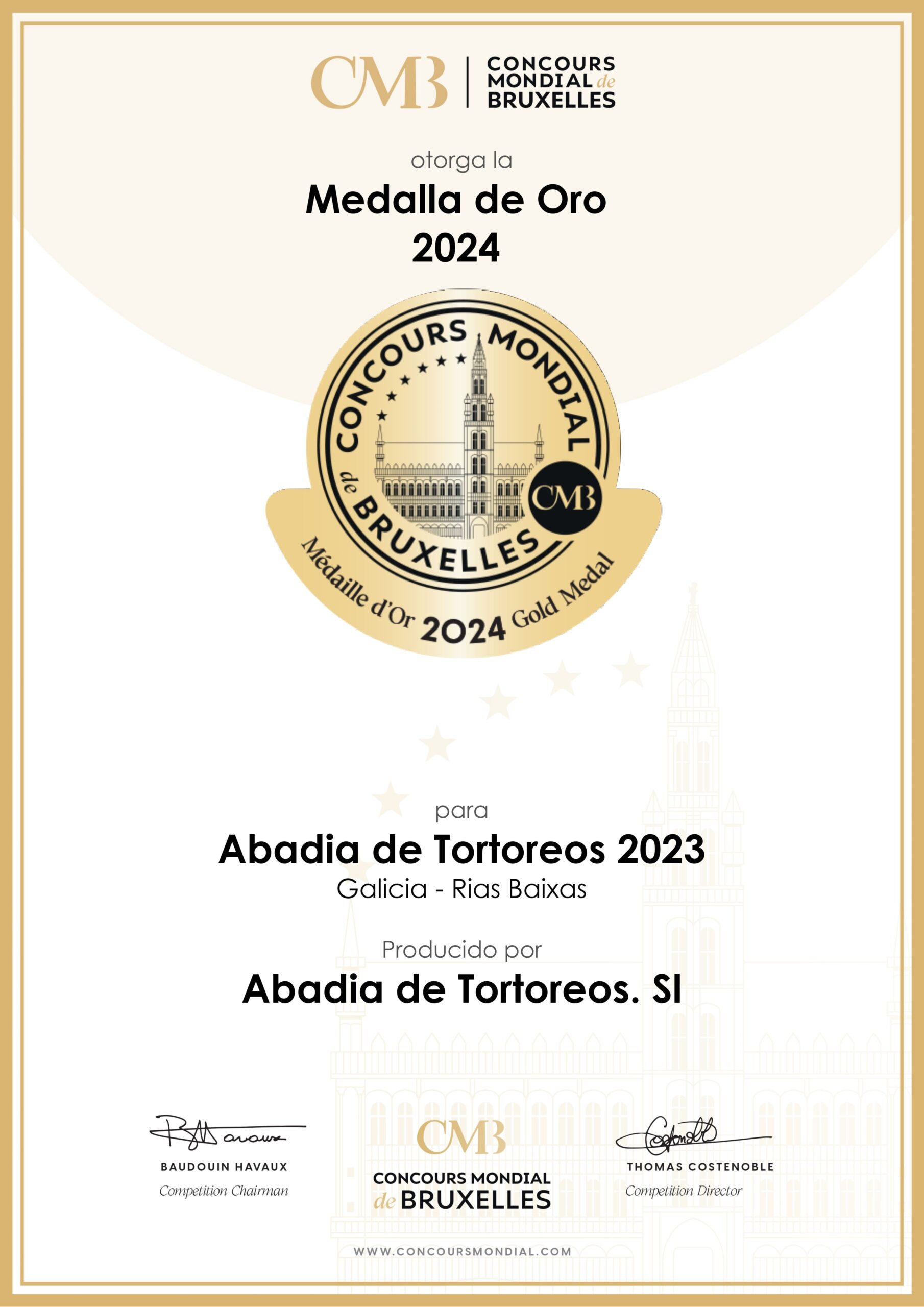 Medalla Oro 2024